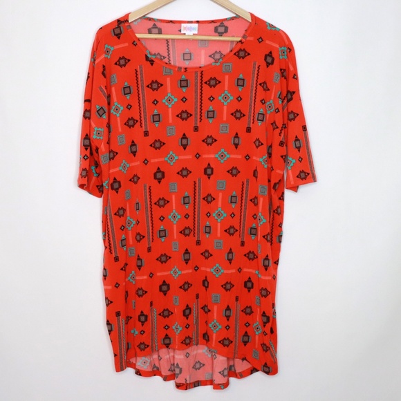 [3 for $15] LuLaRoe Irma Aztec Geometric Print Tunic Dress M - Picture 4 of 7